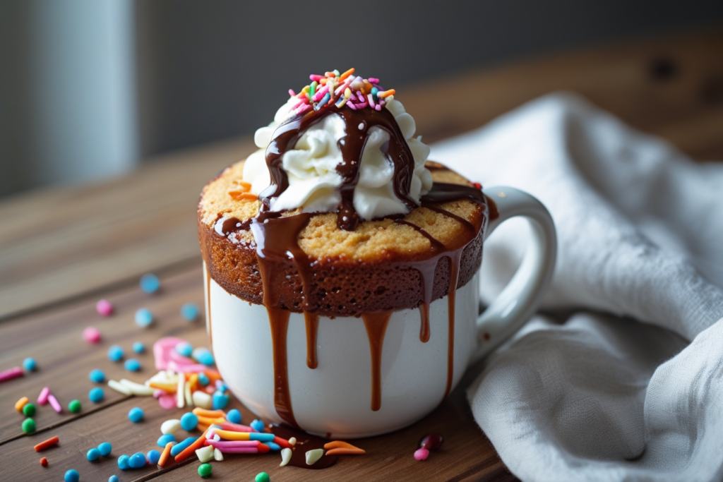 3 ingredient mug cake