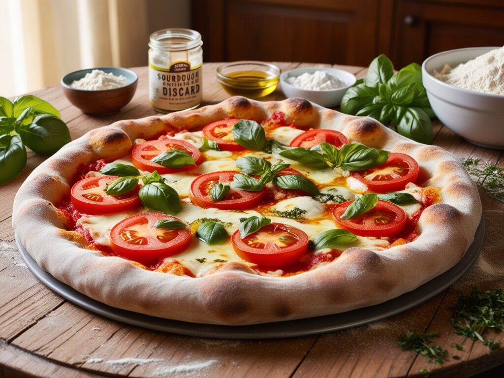 sourdough discard pizza