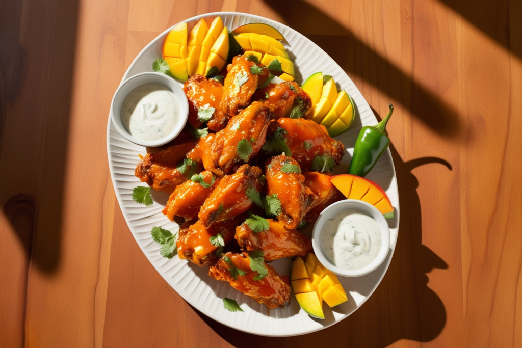 Mango Habanero Wings