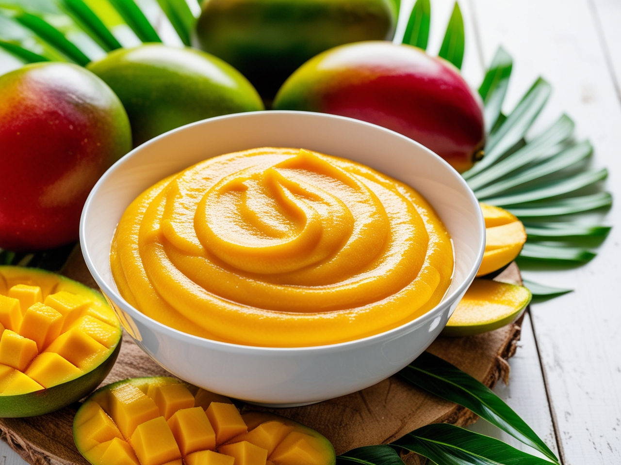 golden mango puree