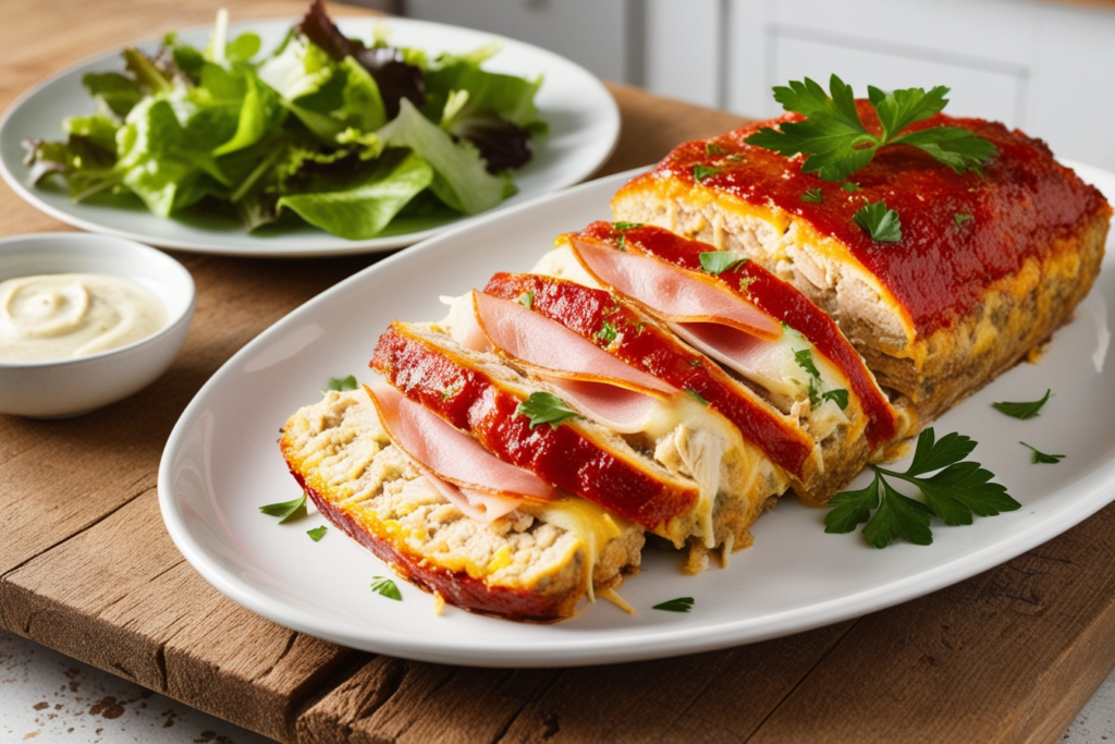 Chicken Cordon Bleu Meatloaf